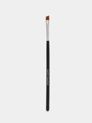 Кисть для бровей Happy Makeup, синтетическая, со скошенным ворсом