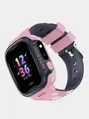 Розовый детские умные часы Y31 с GPS, сим картой и прослушкой