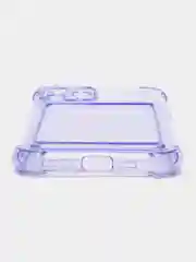 Лавандовый чехол для iPhone XR, 11, 12, 13, 14 Pro Max, 7, 8+, прозрачный, силиконовый, с карманом для карт
