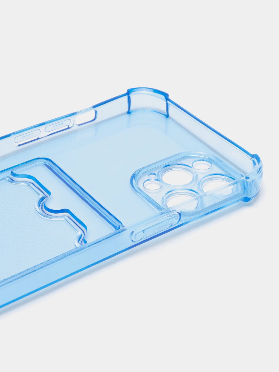 Чехол для iPhone XR, 11, 12, 13, 14 Pro Max, 7, 8+, прозрачный, силиконовый, с карманом для карт