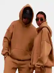 Коричневый костюм спортивный мужской