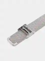 Серебряный металлический ремешок для фитнес часов Xiaomi Mi Band 7сяоми ми банд