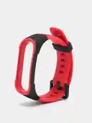 Красный спортивный ремешок для Xiaomi Mi Band 7 / 8 браслет силиконовый ксяоми ми банд фитнес часы