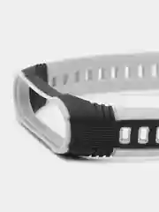 Серый спортивный ремешок для Xiaomi Mi Band 7 / 8 браслет силиконовый ксяоми ми банд фитнес часы