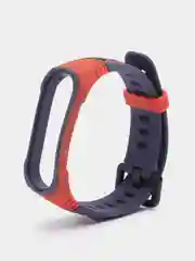 Коралловый спортивный ремешок для Xiaomi Mi Band 7 / 8 браслет силиконовый ксяоми ми банд фитнес часы