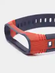 Коралловый спортивный ремешок для Xiaomi Mi Band 7 / 8 браслет силиконовый ксяоми ми банд фитнес часы