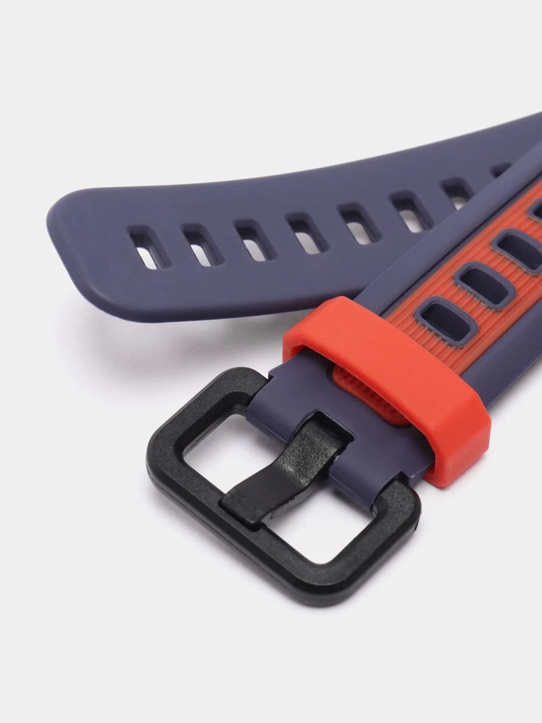 Коралловый спортивный ремешок для Xiaomi Mi Band 7 / 8 браслет силиконовый ксяоми ми банд фитнес часы