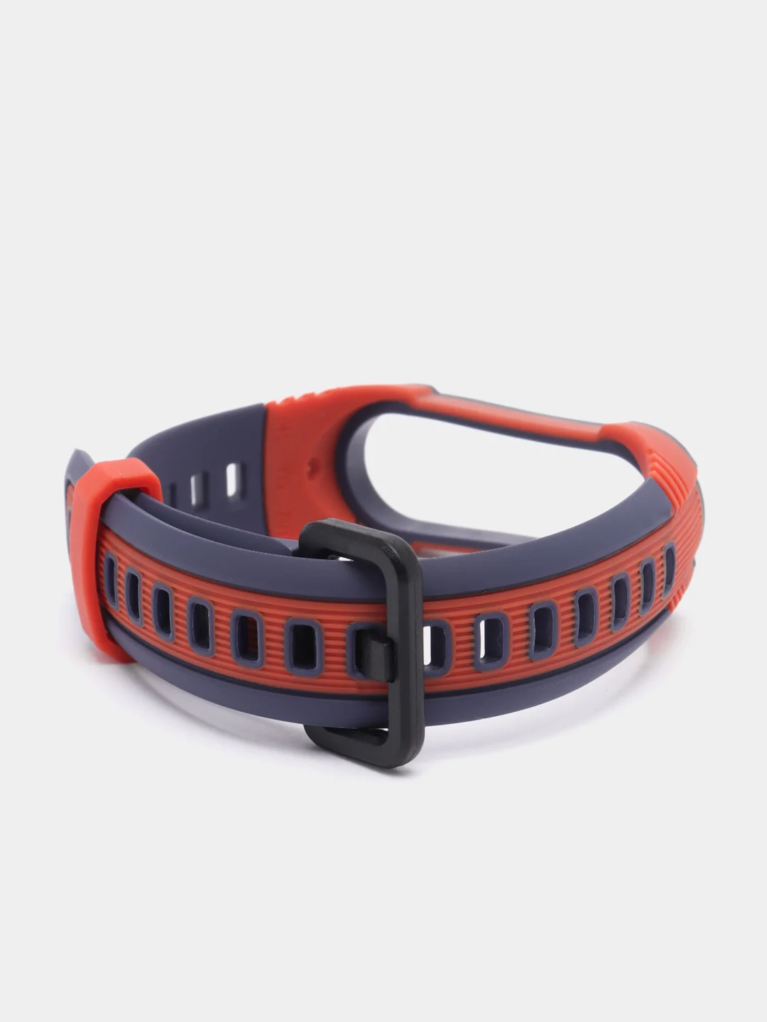 Коралловый спортивный ремешок для Xiaomi Mi Band 7 / 8 браслет силиконовый ксяоми ми банд фитнес часы