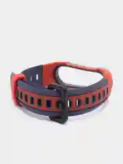 Коралловый спортивный ремешок для Xiaomi Mi Band 7 / 8 браслет силиконовый ксяоми ми банд фитнес часы
