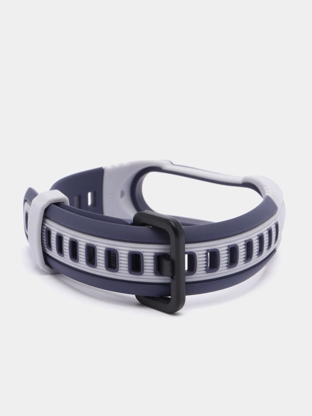Темно-синий спортивный ремешок для Xiaomi Mi Band 7 / 8 браслет силиконовый ксяоми ми банд фитнес часы