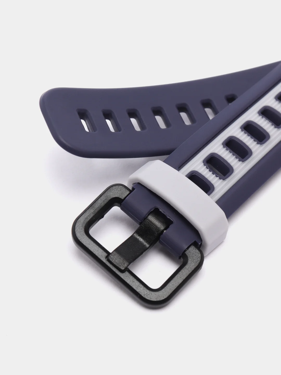 Темно-синий спортивный ремешок для Xiaomi Mi Band 7 / 8 браслет силиконовый ксяоми ми банд фитнес часы