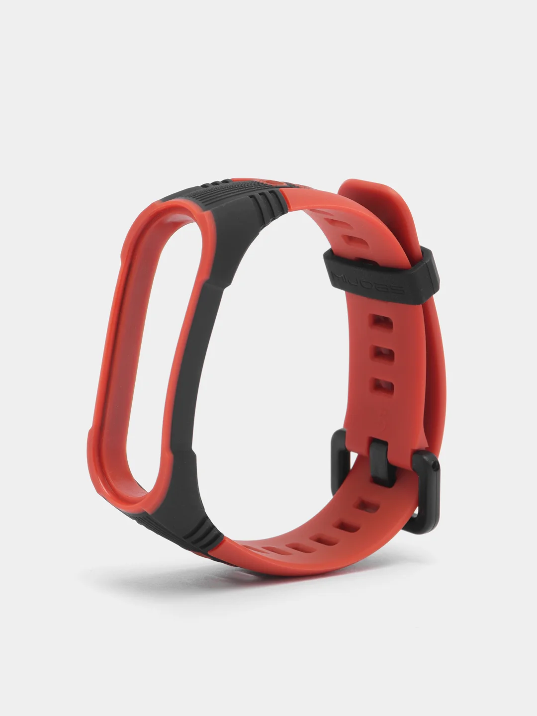 Красный спортивный ремешок для Xiaomi Mi Band 7 / 8 браслет силиконовый ксяоми ми банд фитнес часы