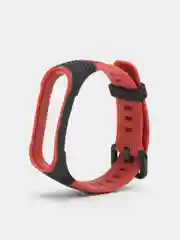 Красный спортивный ремешок для Xiaomi Mi Band 7 / 8 браслет силиконовый ксяоми ми банд фитнес часы