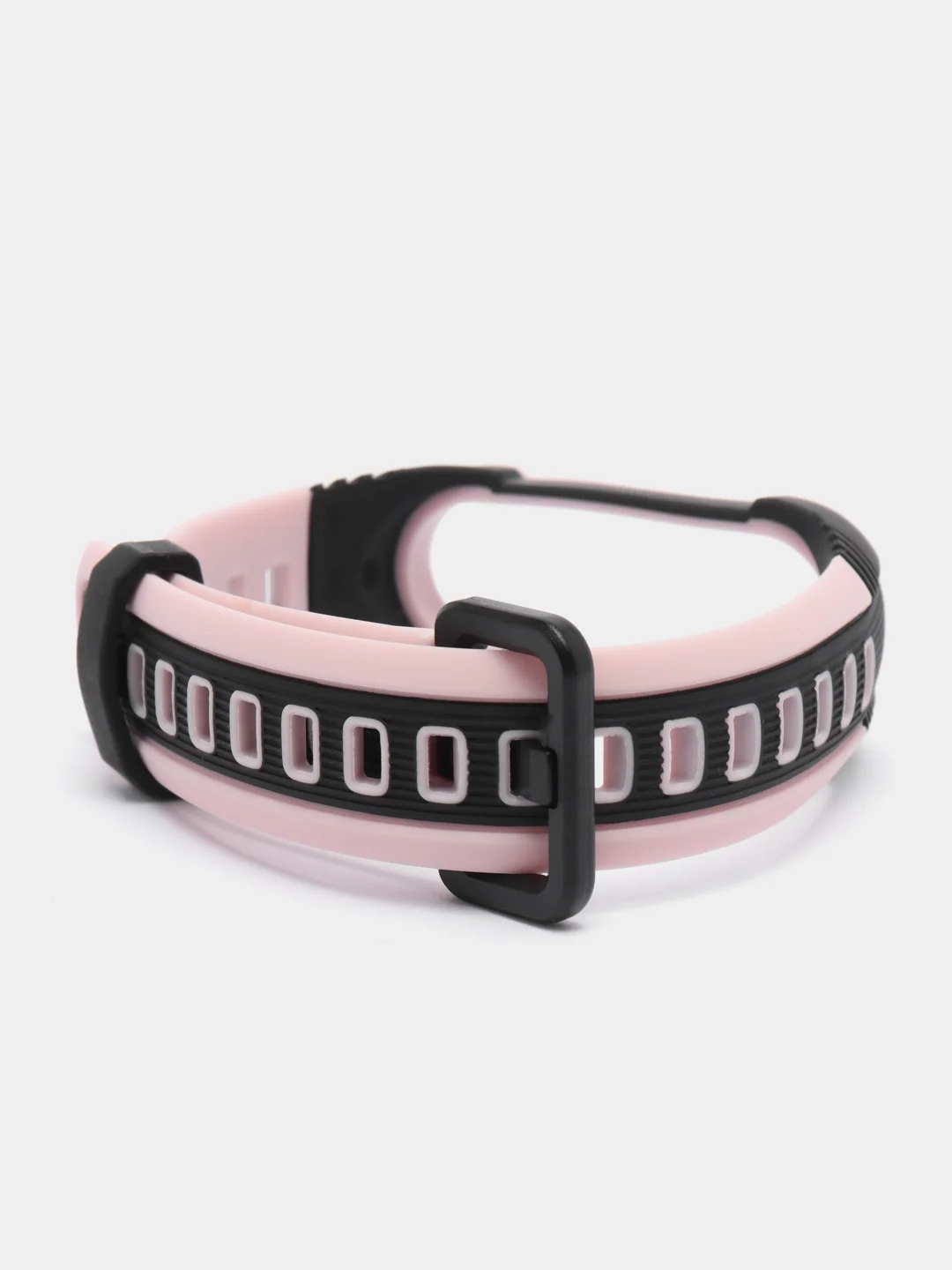 Розовый спортивный ремешок для Xiaomi Mi Band 7 / 8 браслет силиконовый ксяоми ми банд фитнес часы