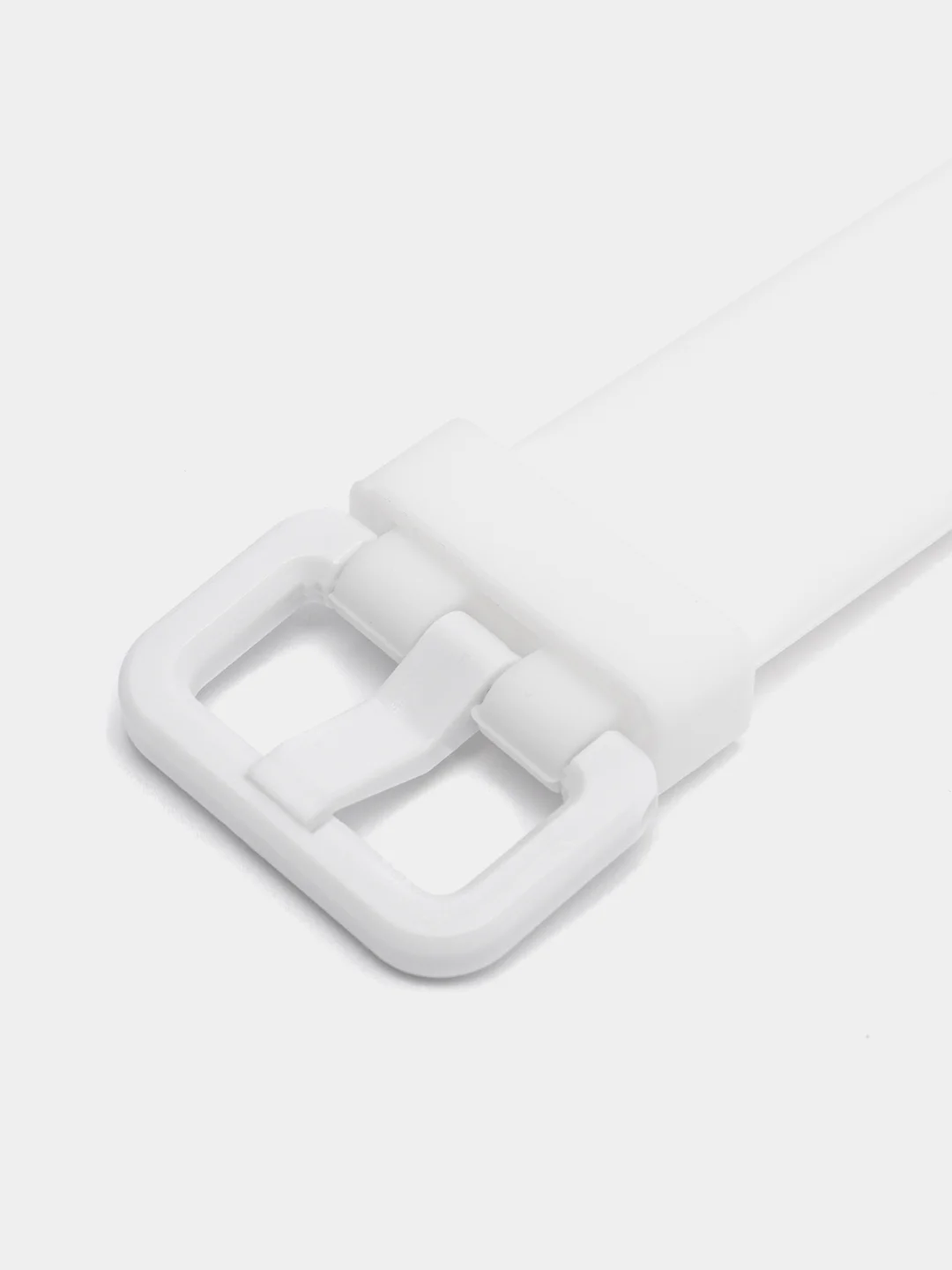 Белый ремешок для Xiaomi Мi band 7 (ксяоми ми бэнд) силиконовый металлический фитнес часы трекер