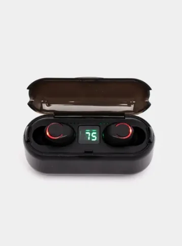 Черный беспроводные Bluetooth-наушники F9-8 TWS, с Power bank