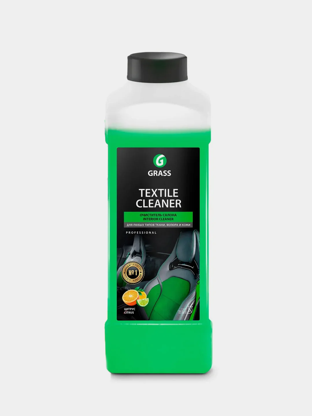 Очиститель салона для автомобиля GRASS "Textile-cleaner", 1 л