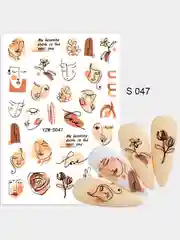 Слайдеры для ногтей и маникюра, наклейки для маникюра, для дизайна ногтей