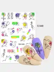 Слайдеры для ногтей и маникюра, наклейки для маникюра, для дизайна ногтей