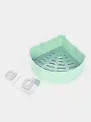 Мятный угловые полки для ванной комнаты