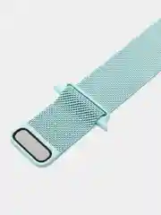 Бирюзовый ремешок металлический для Apple Watch 3,4,5,6,7, SE 38/40/41 mm, 42/44/45 mm