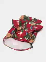 Черный рубашка гавайская для собак и кошек