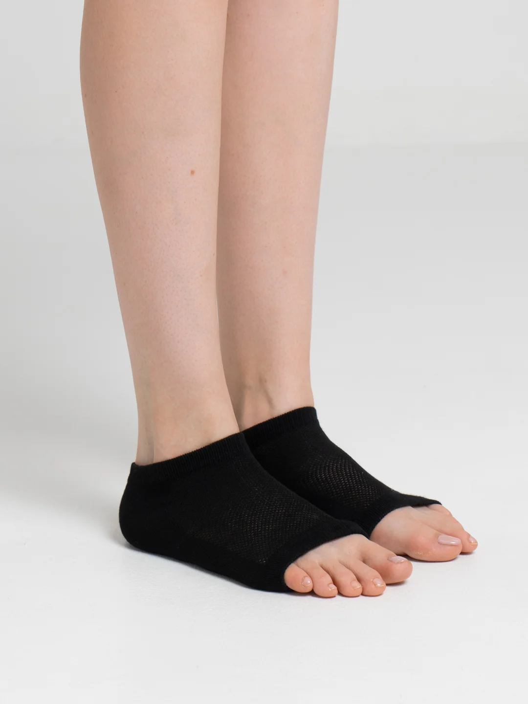 Черный напяточники для педикюра, увлажняющие, one size