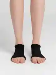 Черный напяточники для педикюра, увлажняющие, one size
