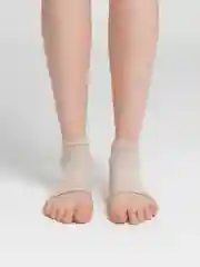 Бежевый напяточники для педикюра, увлажняющие, one size