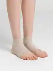 Бежевый напяточники для педикюра, увлажняющие, one size