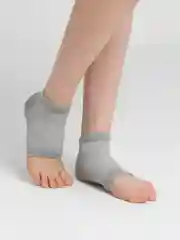 Серый напяточники для педикюра, увлажняющие, one size