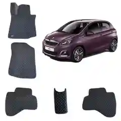 Автомобильные 3D-коврики EVA / ЕВА /ЭВА для Peugeot 107 / Пежо 107
