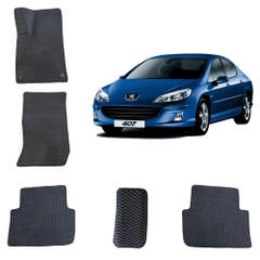 Автомобильные 3D-коврики EVA / ЕВА /ЭВА для Peugeot 407 / Пежо 407