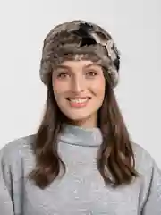 Шоколадный шапка женская, три цвета