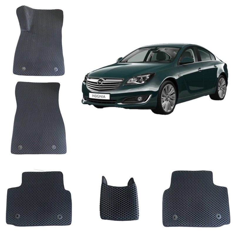 Автомобильные 3D-коврики EVA / ЕВА /ЭВАдля Opel Insignia 1 поколение / Опель Инсигния 1