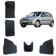 Автомобильные 3D-коврики EVA / ЕВА /ЭВА Opel Corsa C / Опель Корса Ц