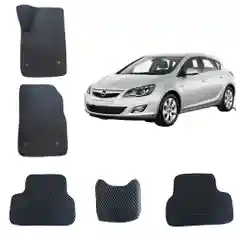Автомобильные 3D-коврики EVA / ЕВА /ЭВА для Opel Astra J / Опель Астра Джей