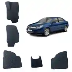 Автомобильные 3D-коврики EVA / ЕВА /ЭВА для Opel Astra H седан / Опель Астра Аш