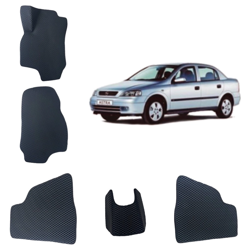 Автомобильные 3D-коврики EVA / ЕВА /ЭВА для Opel Astra G / Опель Астра Джи