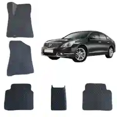 Автомобильные 3D-коврики EVA / ЕВА /ЭВА для Nissan Teana 2 поколения / Ниссан Теана 2