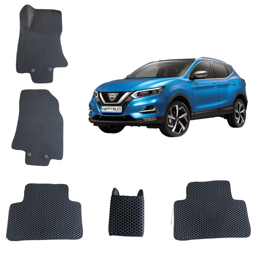 3D автомобильные EVA коврики для Nissan Qashqai 2 поколение, российская  сборка / Кашкай 2 купить по цене 2077.65 ₽ в интернет-магазине Магнит Маркет