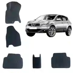 Автомобильные 3D-коврики EVA / ЕВА /ЭВА для Nissan Qashqai 1 / Ниссан Кашкай 1
