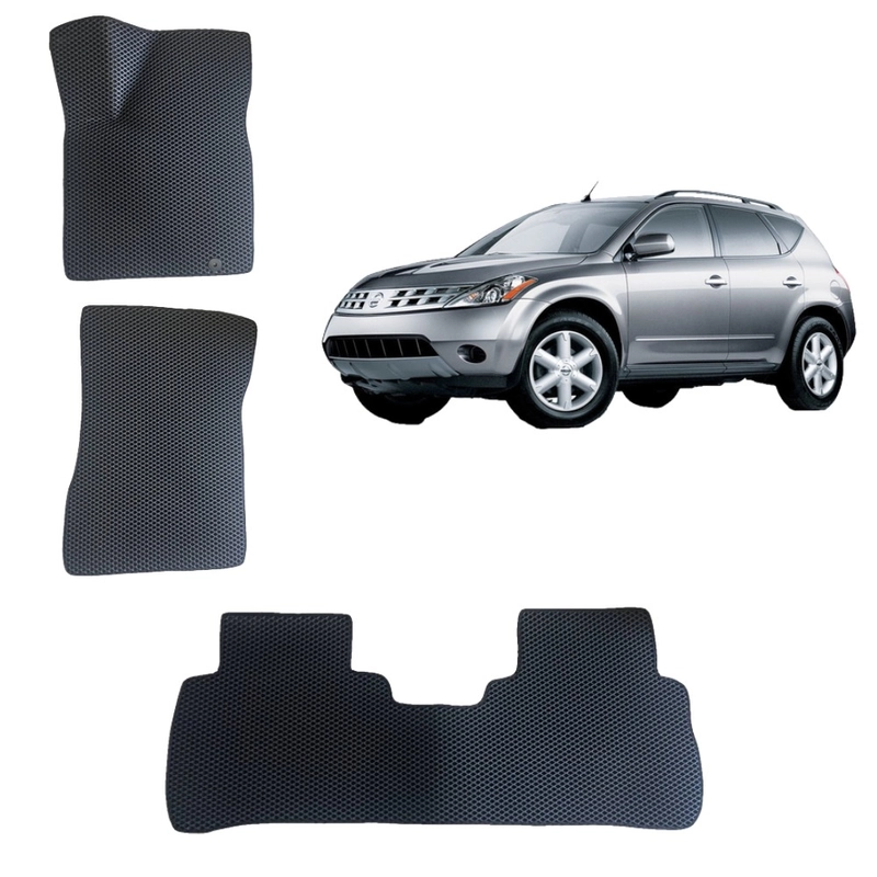 Автомобильные 3D-коврики EVA / ЕВА /ЭВА для Nissan Murano 1 поколение / Ниссан Мурано 1