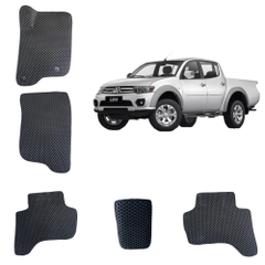 Автомобильные 3D-коврики EVA / ЕВА /ЭВА для Mitsubishi L200 (4) / Митсубиши Л200 (4)
