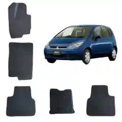 Автомобильные 3D-коврики EVA / ЕВА /ЭВА Mitsubishi Colt 6, дорестайл / Митсубиши Кольт 6