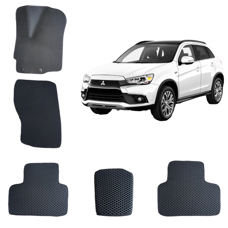 Автомобильные 3D-коврики EVA / ЕВА /ЭВА для Mitsubishi ASX / Митсубиши АСХ