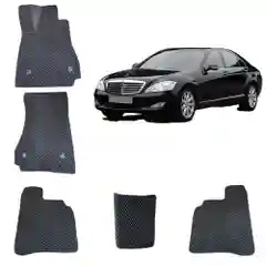 Автомобильные 3-D ЭВА коврики для Mercedes-Benz S-class W221, 5 поколение