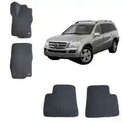 Автомобильные 3D-коврики EVA / ЕВА /ЭВА для Mercedes-Benz GL (X164), 1 / Мерседес ГЛ 164
