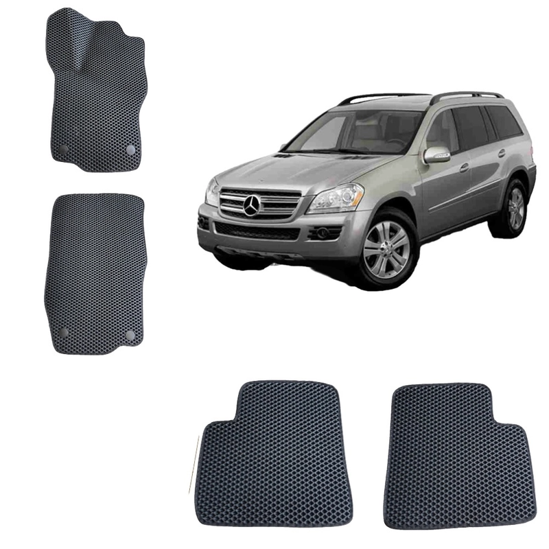 Автомобильные 3D-коврики EVA / ЕВА /ЭВА для Mercedes-Benz GL (X164), 1 / Мерседес ГЛ 164