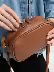 Коричневый сумка женская, маленькая